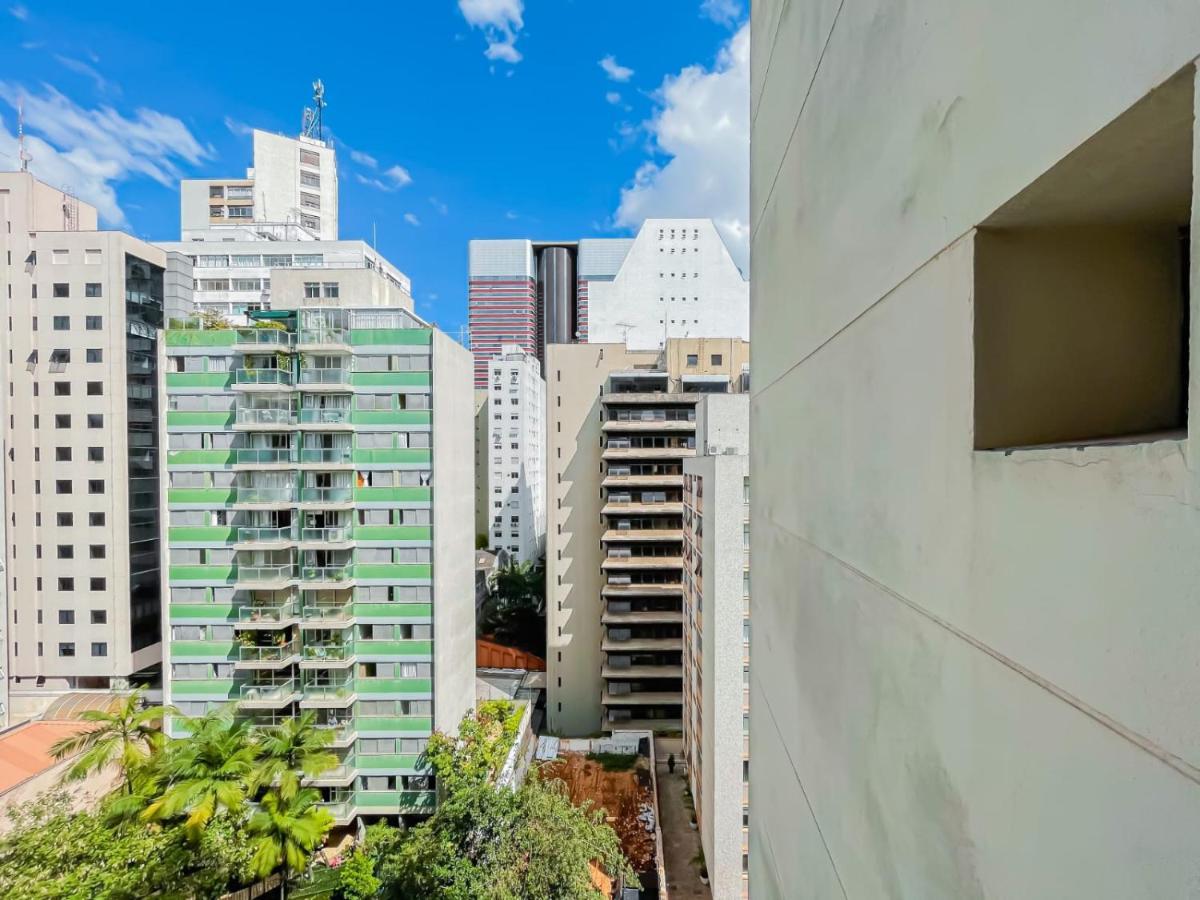 فندق Flat - Rua Bela Cintra ساو باولو المظهر الخارجي الصورة